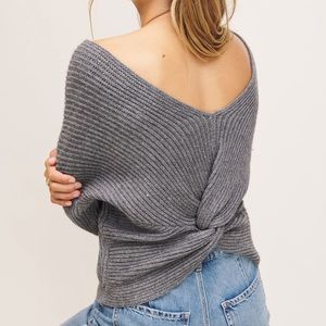 Dynamite Twist Back Sweater